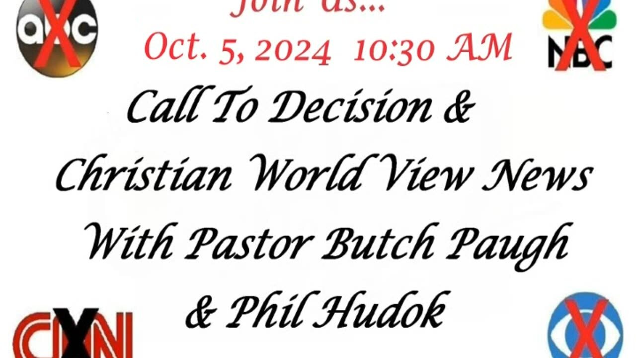 Call To Decision Live Stream Oct. 5