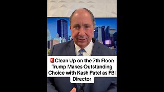 🚨Clean Up on the 7th Floor: Trump Makes Outstanding Choice with Kash Patel as FBI Director