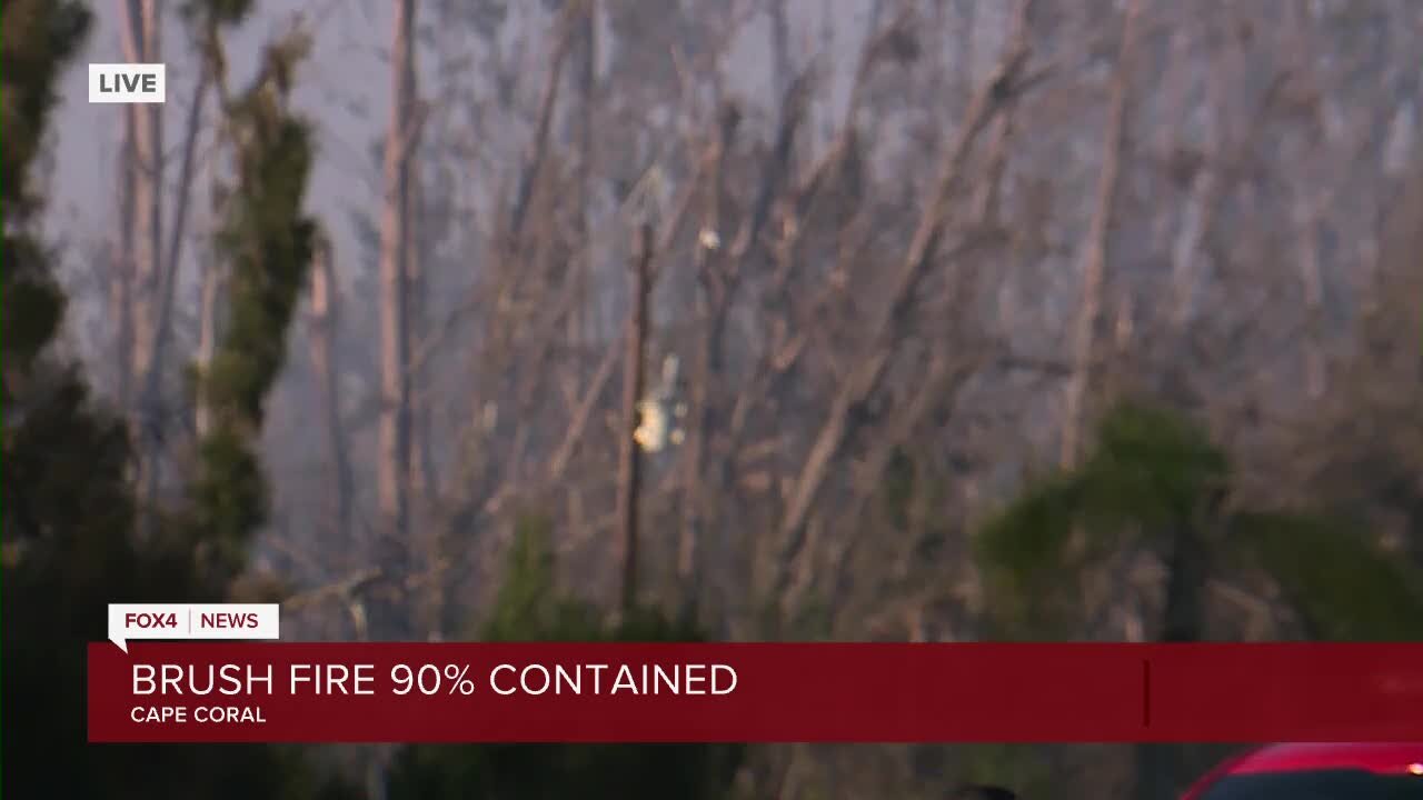 Brush fire near El Dorado and SW 5th Terrace