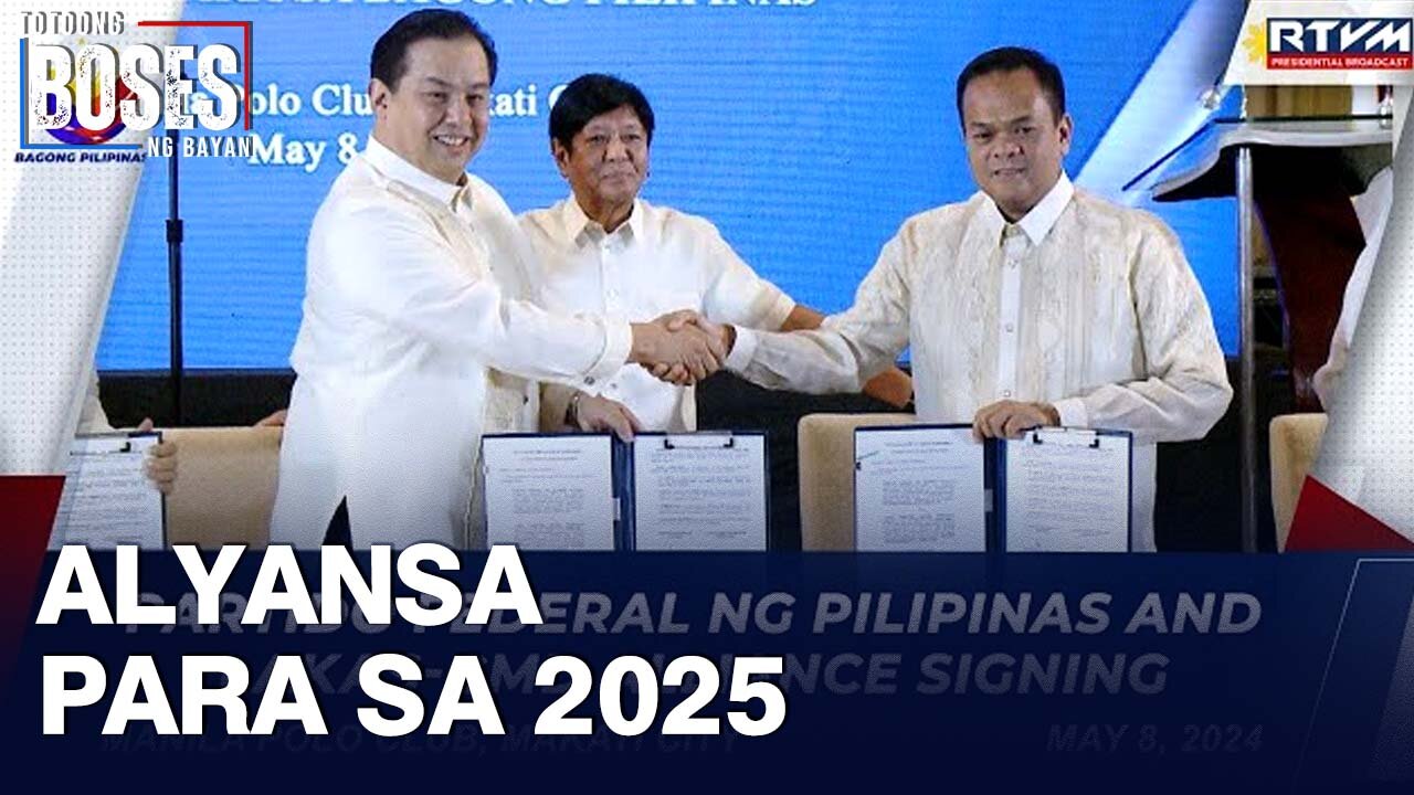 Partido Federal ng Pilipinas at Lakas-CMD, lumagda ng alyansa para sa 2025 midterm elections
