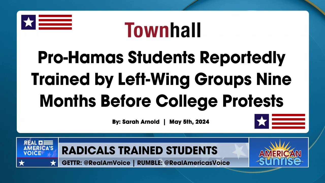 Pro-Hamas Students Trained by Radical Groups Nine Months Before Protests