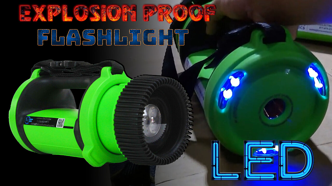 Explosion Proof Rechargeable LED Flashlight