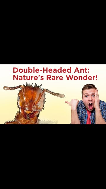 Double-Headed Ant: Nature's Strangest Phenomenon!