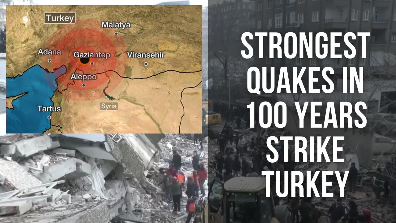 Turkey Rocked By The Strongest Quakes in 100 Years