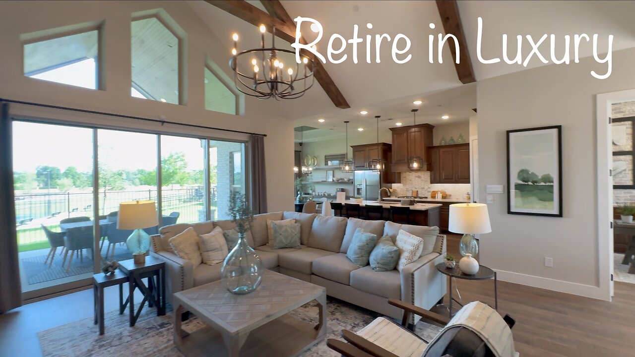 Ladera Adult Community, Prosper, TX. Avanti Model Home.