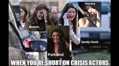 CIA CRISIS ACTOR ALL PRE-STAGED