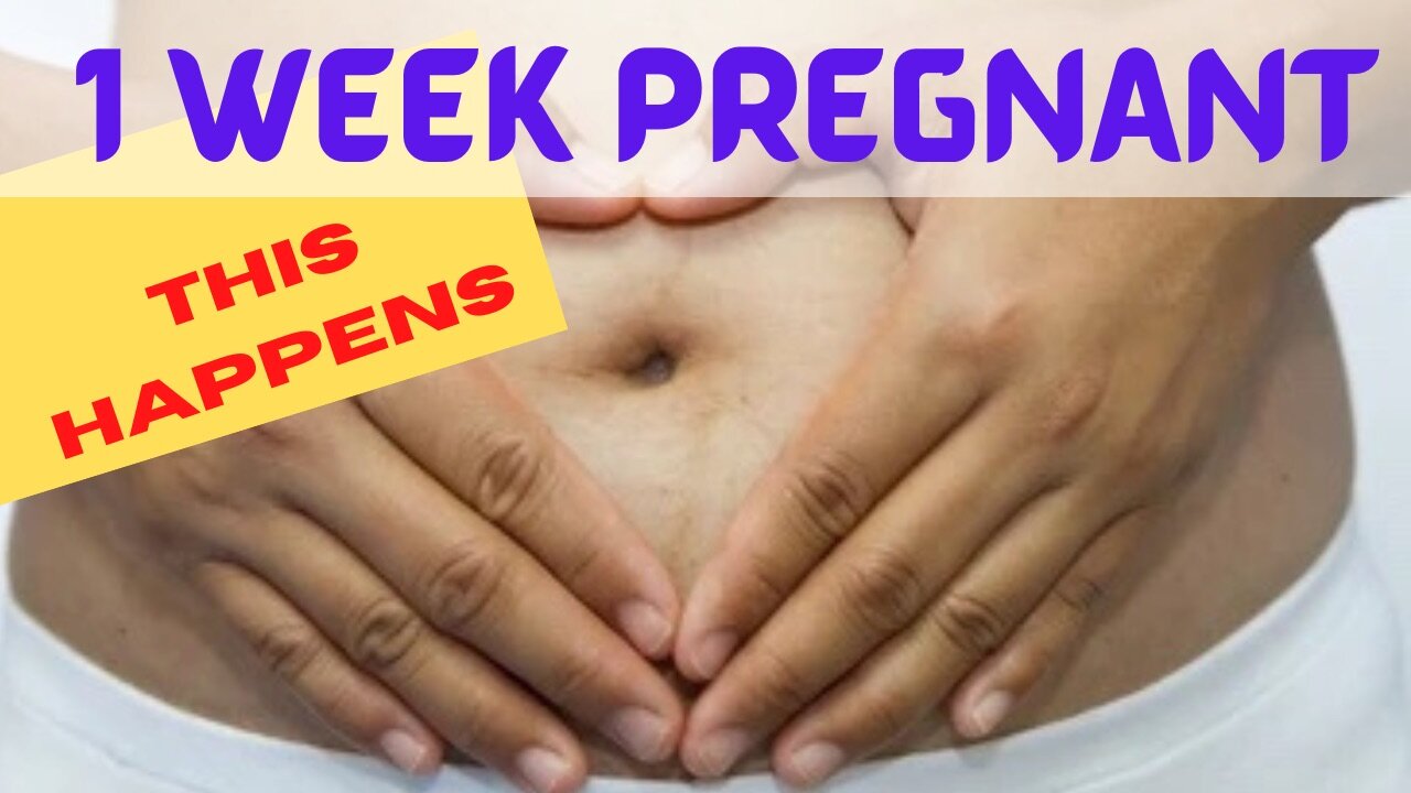 One week pregnant || what to expect || HCG levels