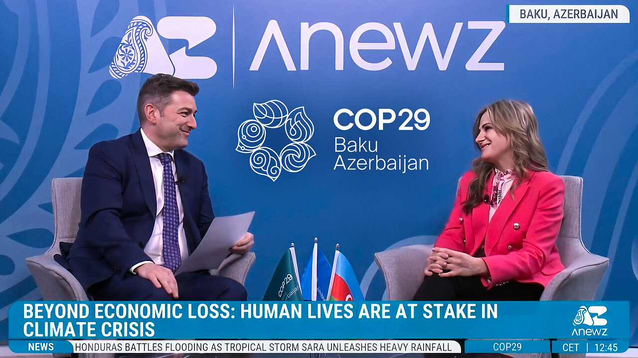 Interviu su ALLATRA prezidente COP29 konferencijoje: klimato krizė ir grėsmė žmonių gyvybėms