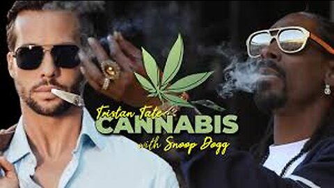 TRISTAN TATE SMOKING CANNABIS WITH SNOOP DOGG