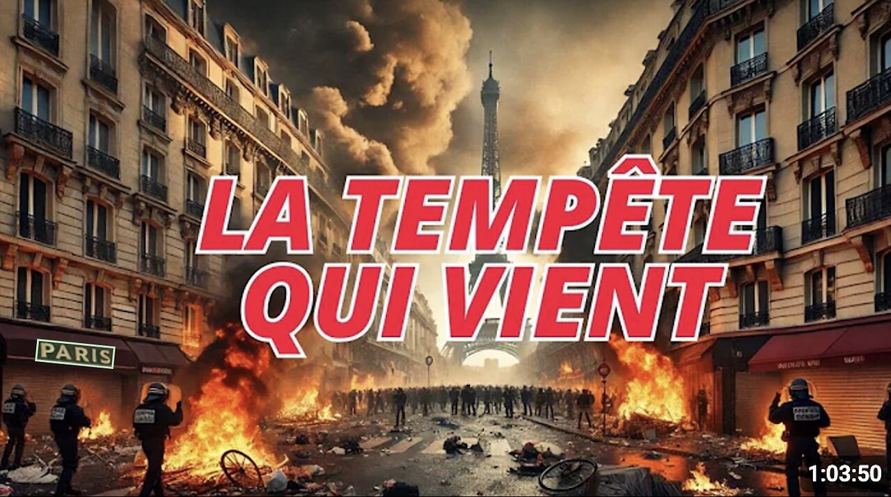 Nicolas VIDAL ★ La Tempête Qui Vient ! La France Est-Elle Sur Le Point De Sombrer Dans Le Chaos ?