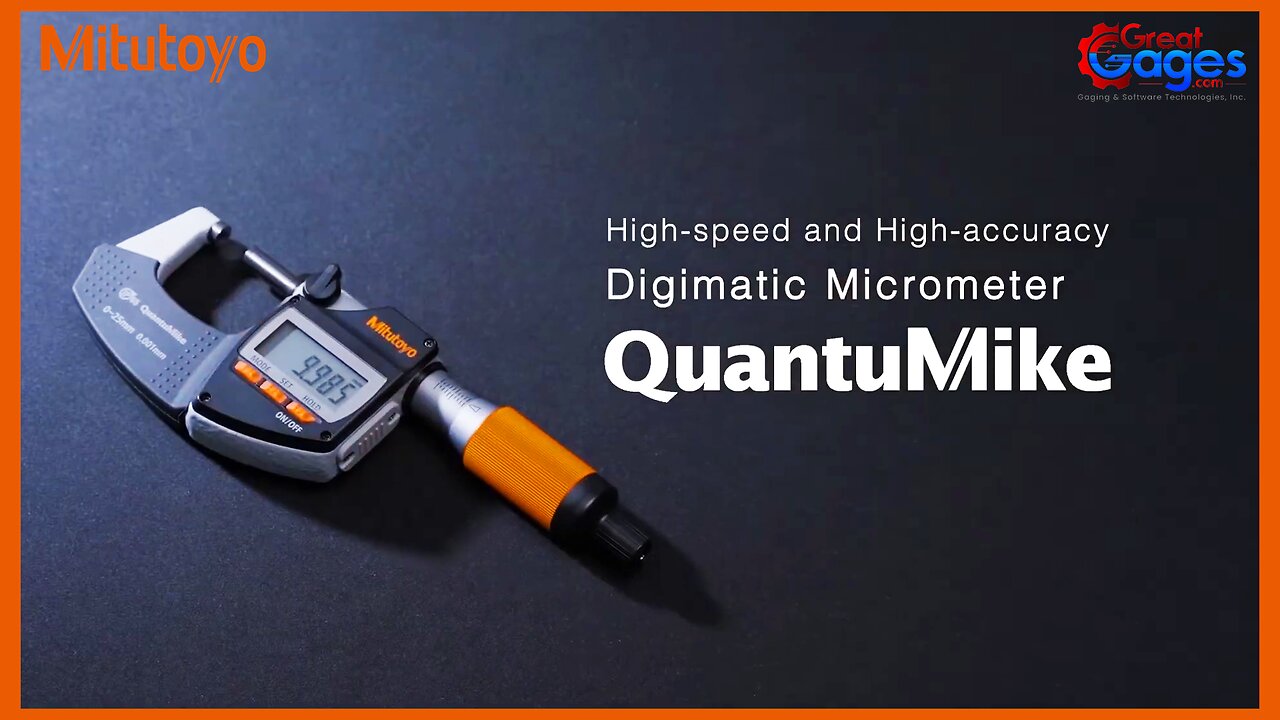 The Future of Micrometers: New Mitutoyo QuantuMike