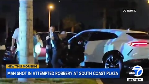 Lamborghini owner shot in attempted robbery at South Coast Plaza