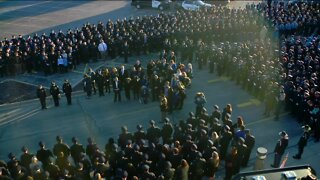 Watch funeral service for fallen officer Peter Jerving