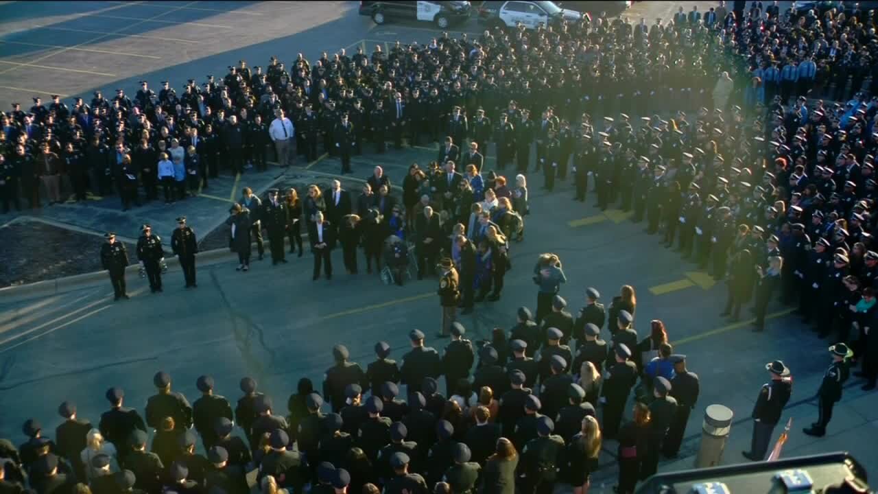 Watch funeral service for fallen officer Peter Jerving