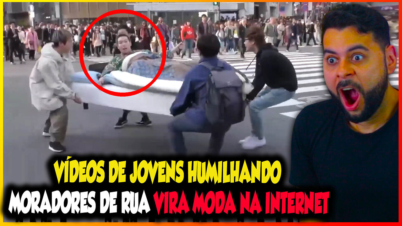 VÍDEOS DE JOVENS HUM!LH@ND0 MORADORES DE RUA VIRA MODA NA INTERNET