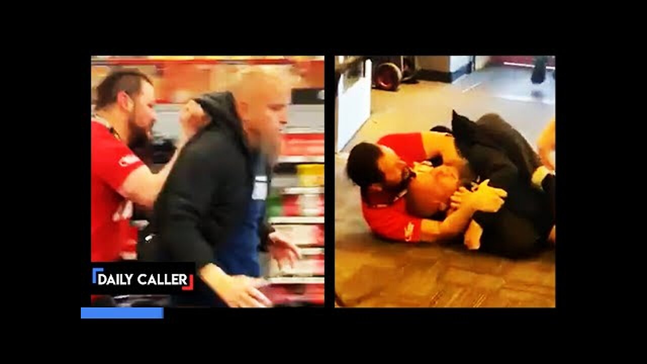 Guitar Center Employee Is NOT Letting Shoplifter Get Away