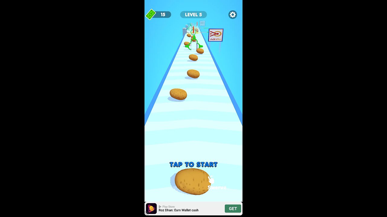 Potato rush | game | #reel