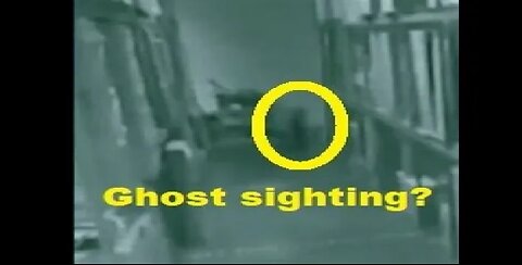 Ghost sighting in a warehouse in Kansas. Ghost caught in CCTV camera.