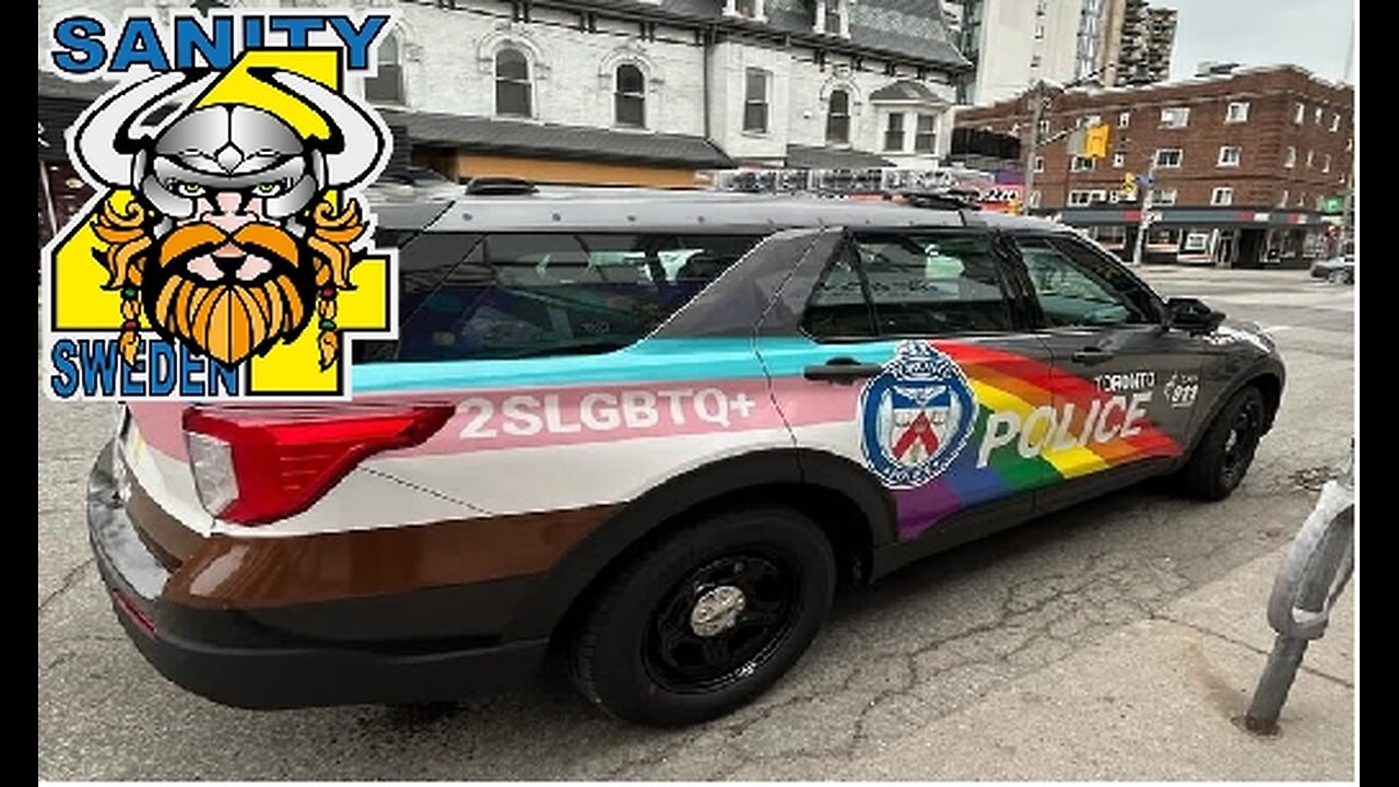 Embarrassing (?) police car in Toronto