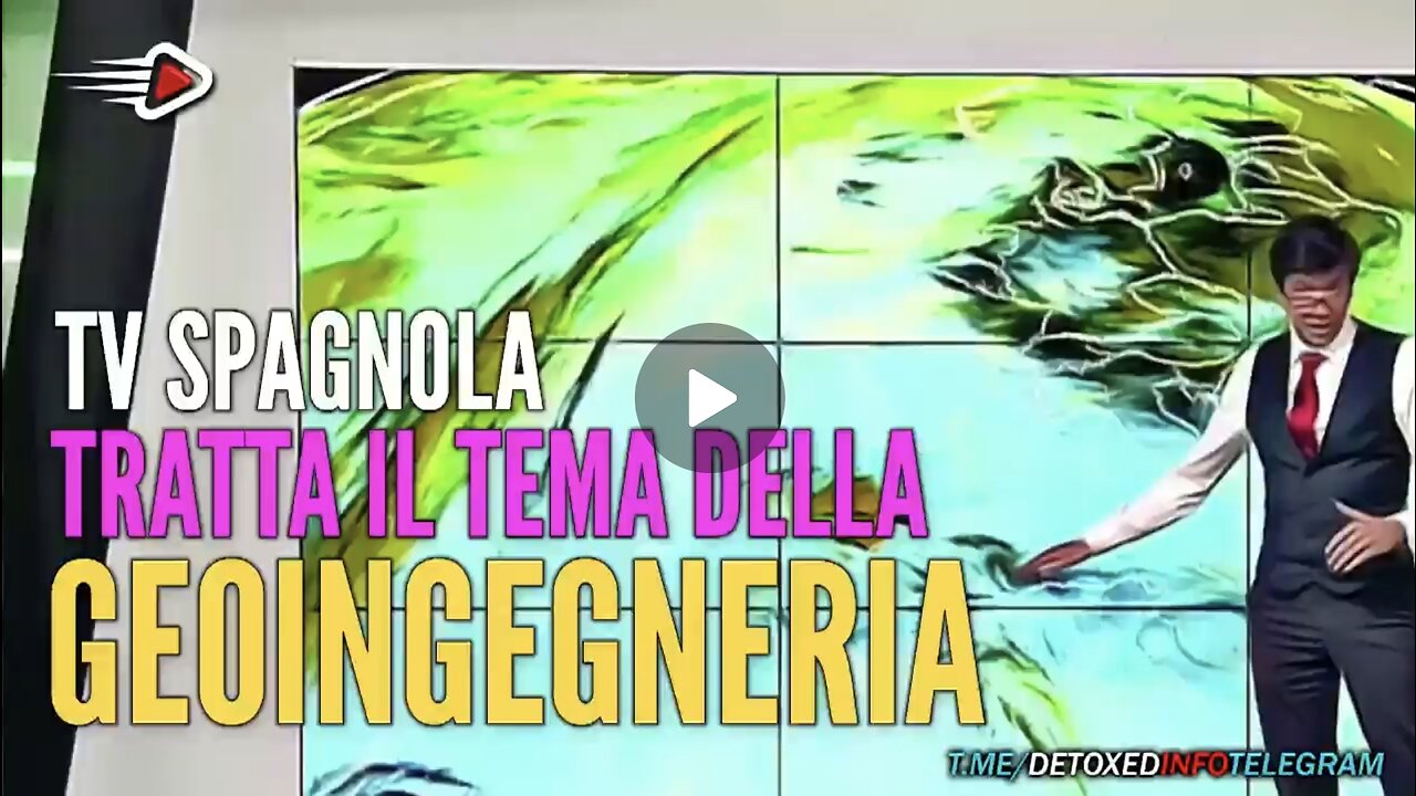NWO, GEOINGEGNERIA: Tv El Toro, Spagna, Scie Chimiche e Soluzioni da adottare