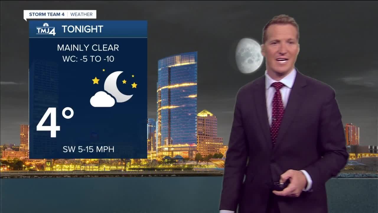 Cold Tuesday night; lows dip into single digits