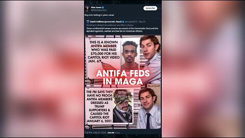 Antifa Dressed up as Trump Supporters During J6 False Flag - Alex Jones on X