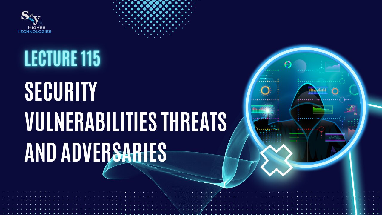 115. Security Vulnerabilities Threats and Adversaries | Skyhighes | Cyber Security-Hacker Exposed