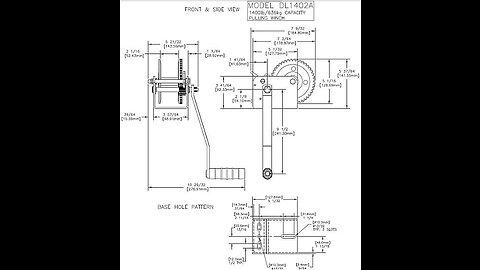 Dutton-Lainson Company DL1402A Pulling Ratchet Winch