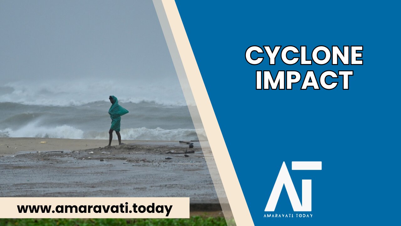 Cyclone Fengal Hits Southeastern India with Heavy Rain and Winds | Amaravati Today