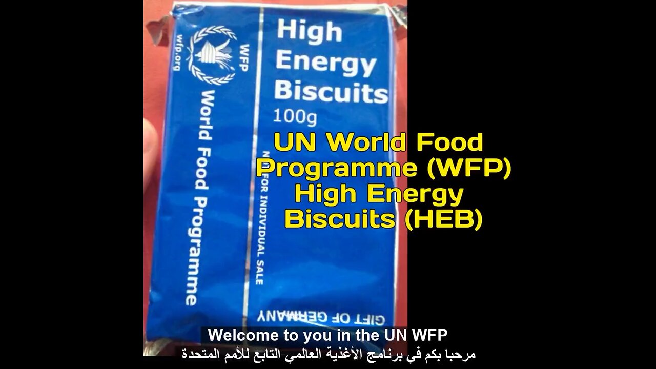 United Nations High-Energy-Biscuits! FREE For The World, Highly Suspicious! DO NOT EAT