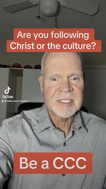 Do you follow Christ or the culture?