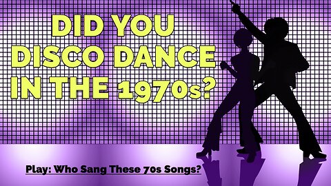 Did you Disco Dance in the 70s?