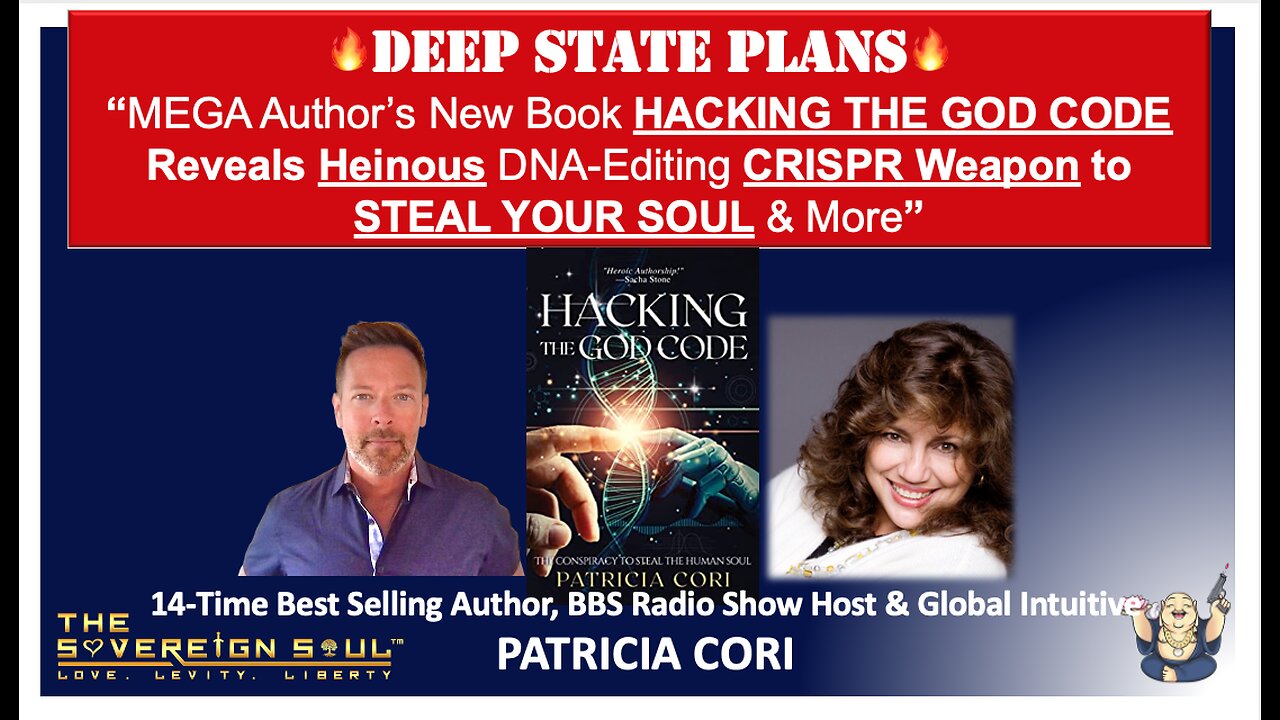 MEGA Author Patricia Cori’s Book HACKING THE GOD CODE Reveals Cabal CRISPR WEAPON to STEAL YOUR SOUL