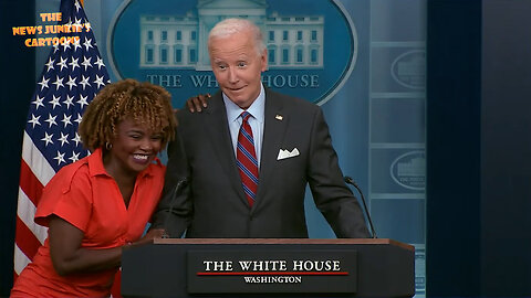 Mumbling Biden surprises himself & reporters with 1st-ever press briefing appearance confirming that he's been destroying the country together with Kamala: "She was a major player in everything we've done."