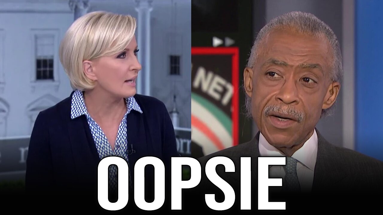 MSNBC's Mika Brzezinski PANICS as Al Sharpton goes OFF SCRIPT comparing Gaza protests to Jan. 6th