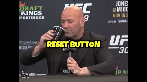 DANA WHITE: "The whole country feels like somebody hit the reset button ...