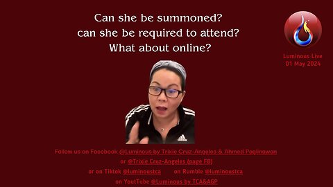 Can she be summoned?