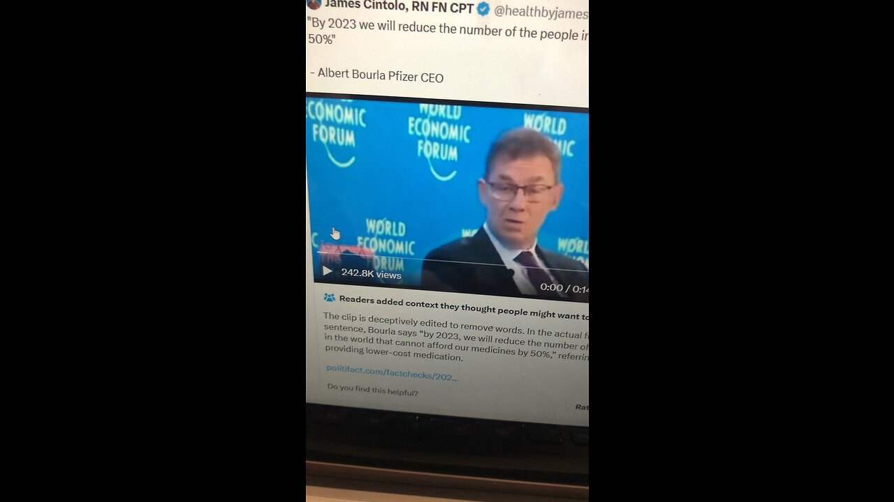 Pfizer Frog Depopulation Message
