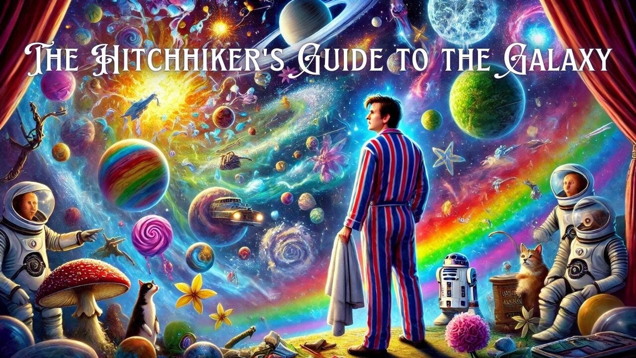 🚀 "The Hitchhiker's Guide to the Galaxy" – Your Journey Through the Cosmos! 🌌📖✨