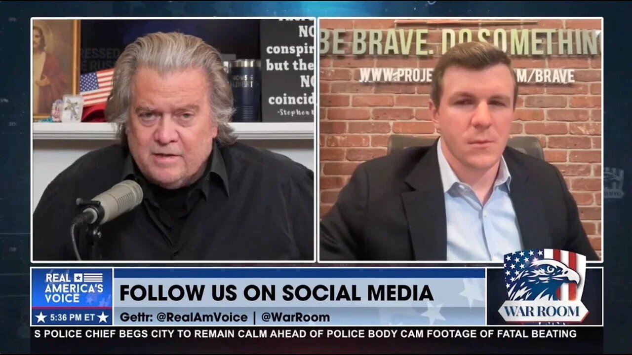 WAR ROOM： Steven Bannon & James O'Keefe Discuss Viral #DirectedEvolution Investigation