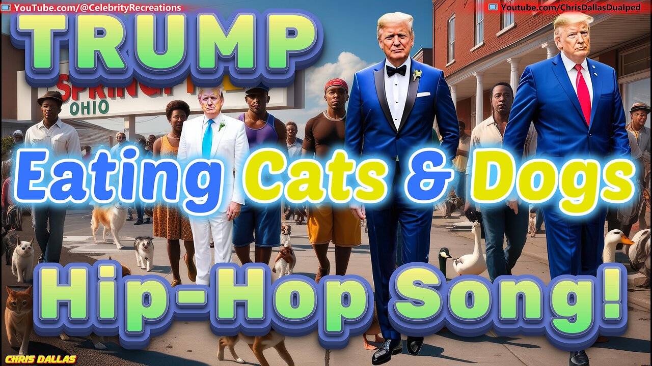 TRUMP - Eating The Cats & Dogs Hip-Hop Song! Will It Hit #1?