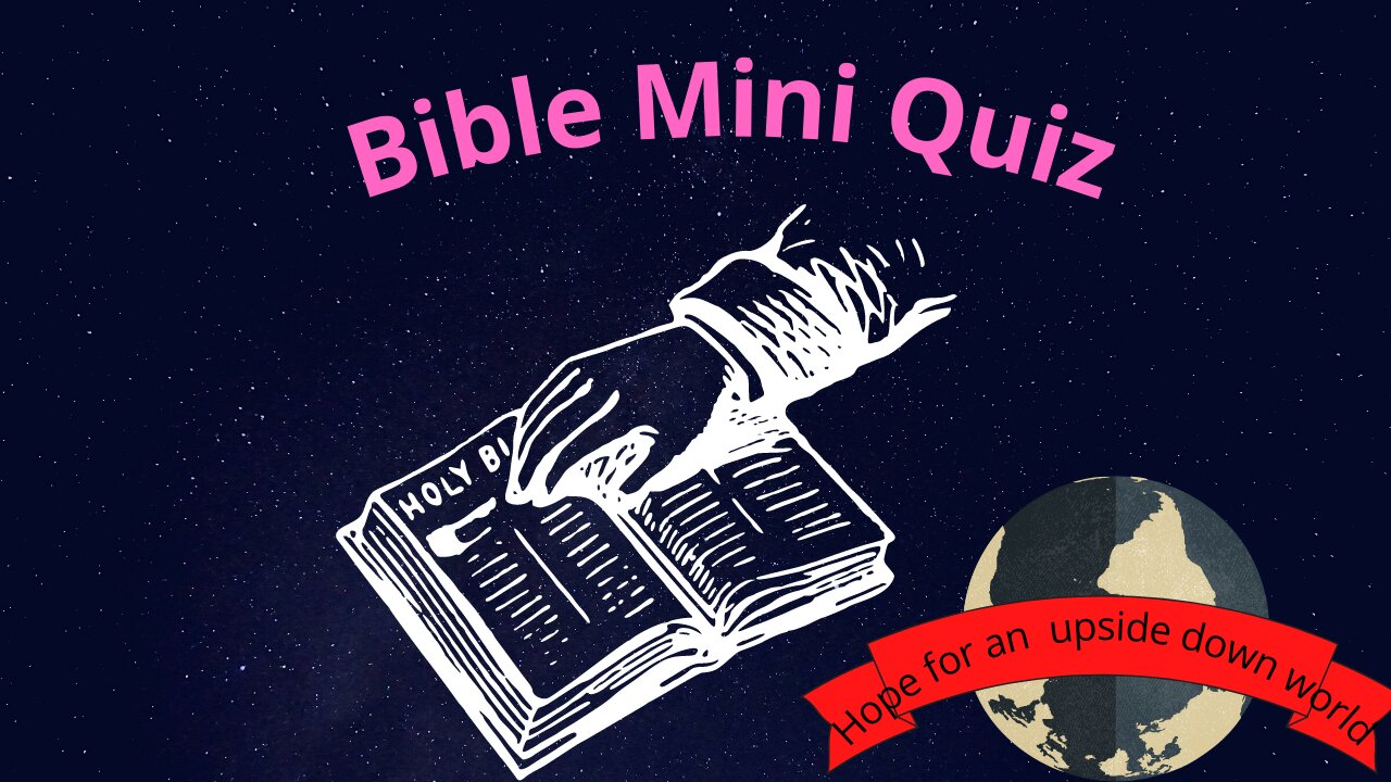 Bible Mini Quiz Genesis 1:1