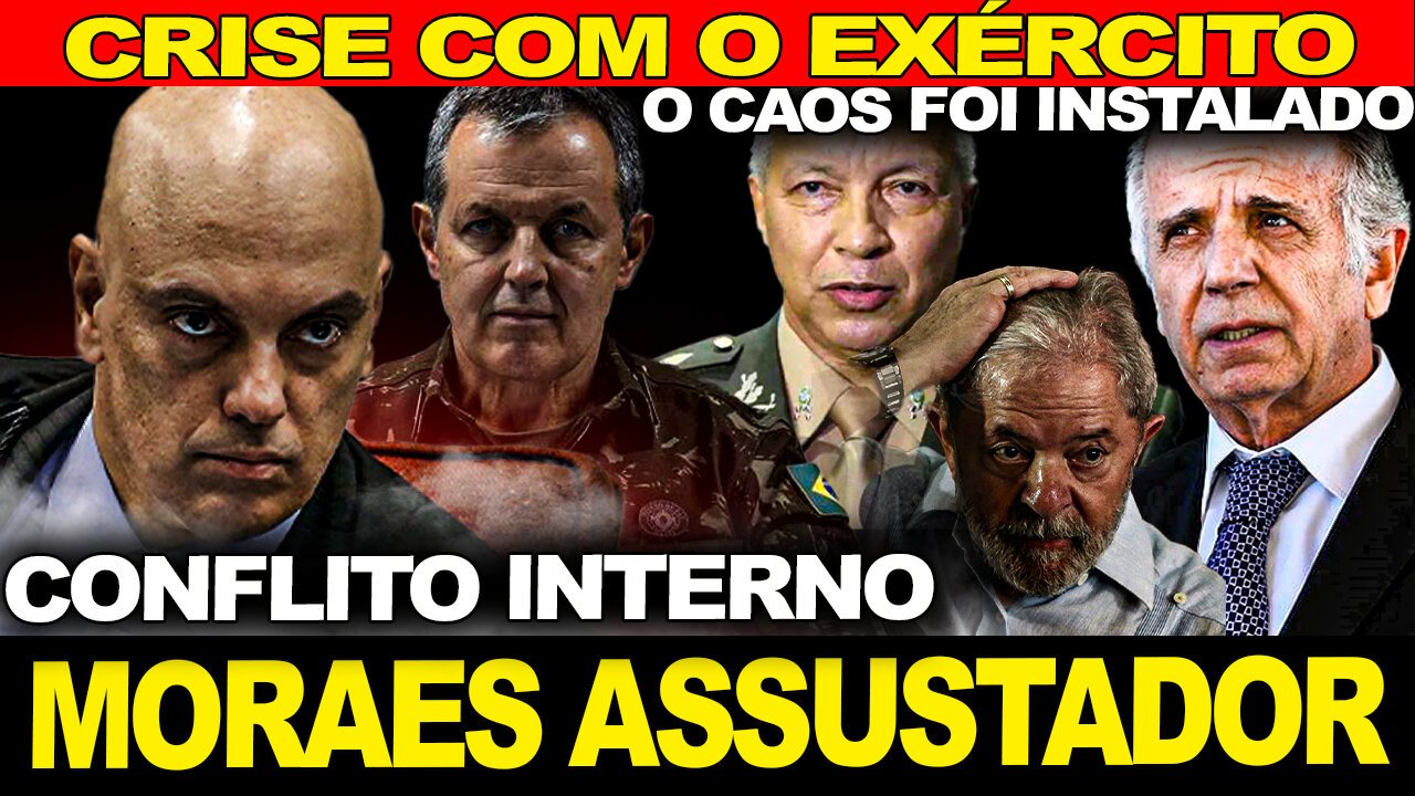 ALEXANDRE DE MORAES ASSUSTADOR !! EXÉRCITO EM CRISE... MINISTRO REVELA TUDO !!!