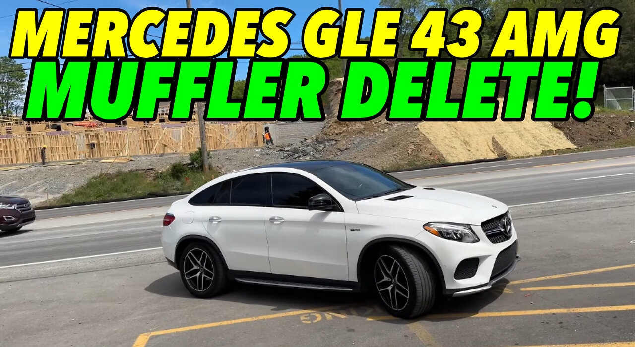 Mercedes GLE 43 AMG 3.0L Twin Turbo V6 w/ MUFFLER DELETE!