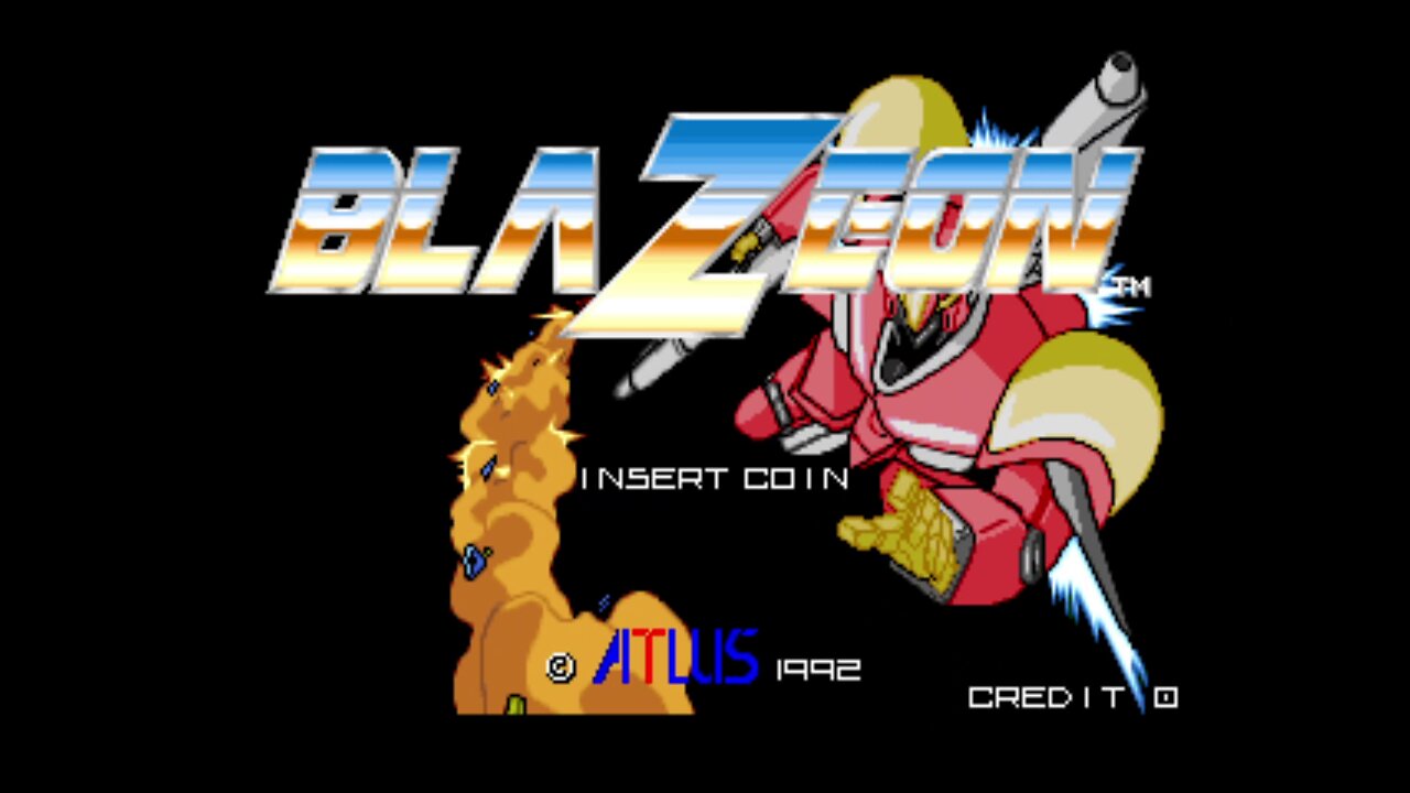 BlaZeon Arcade Game, Atlus 1992, longplay