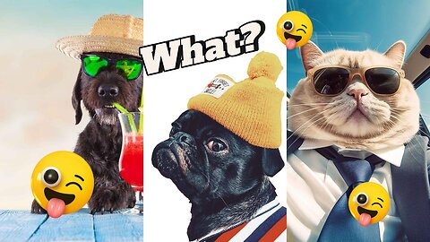 Funniest Pets in Clothes