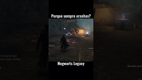 Aranhas? Porque sempre aranhas? #hogwartslegacy #harrypotter