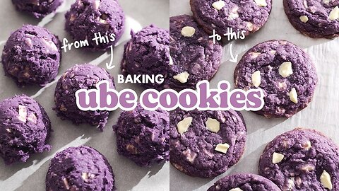 ube cookies 🍪💜