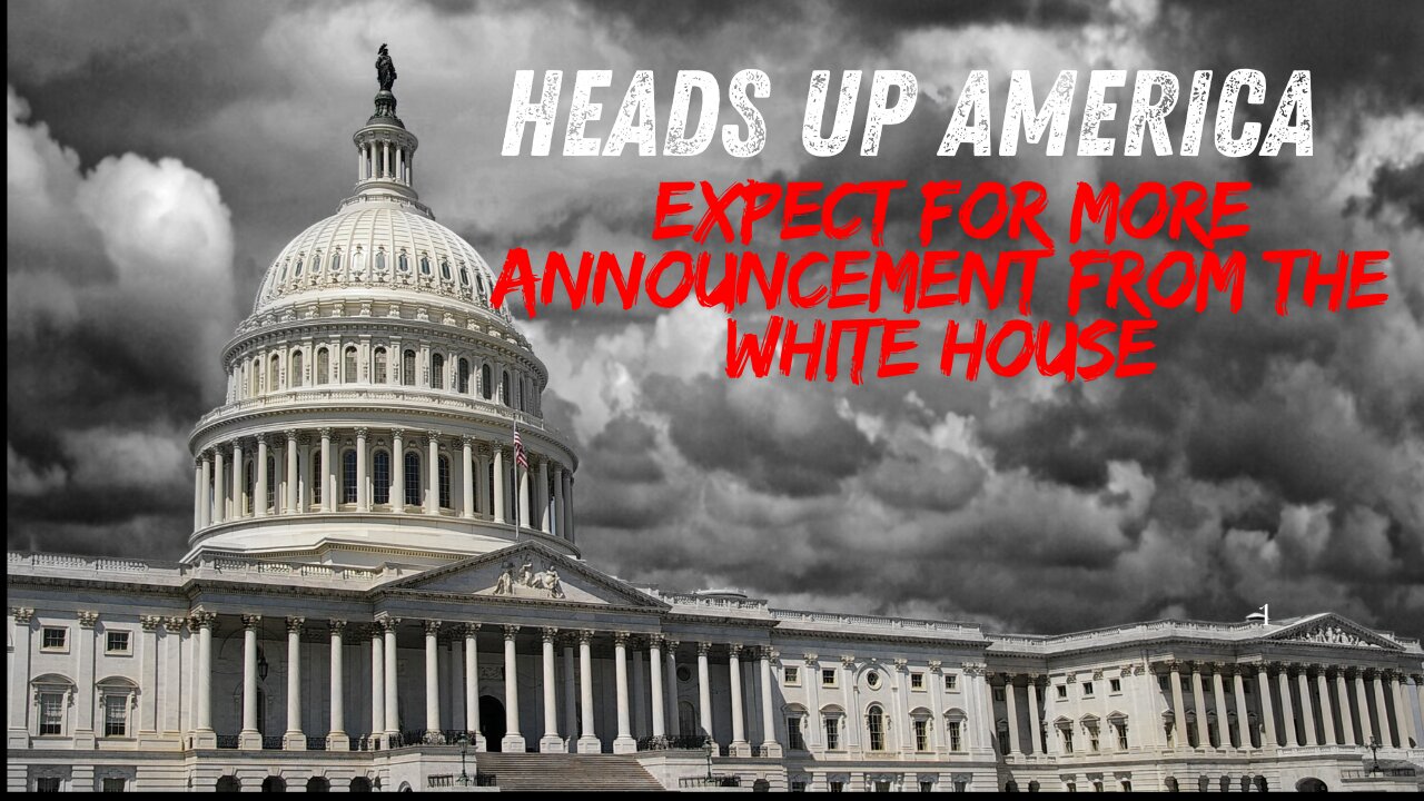 Heads Up America!!! Expect For More Announcement From The White House - Dec 3.