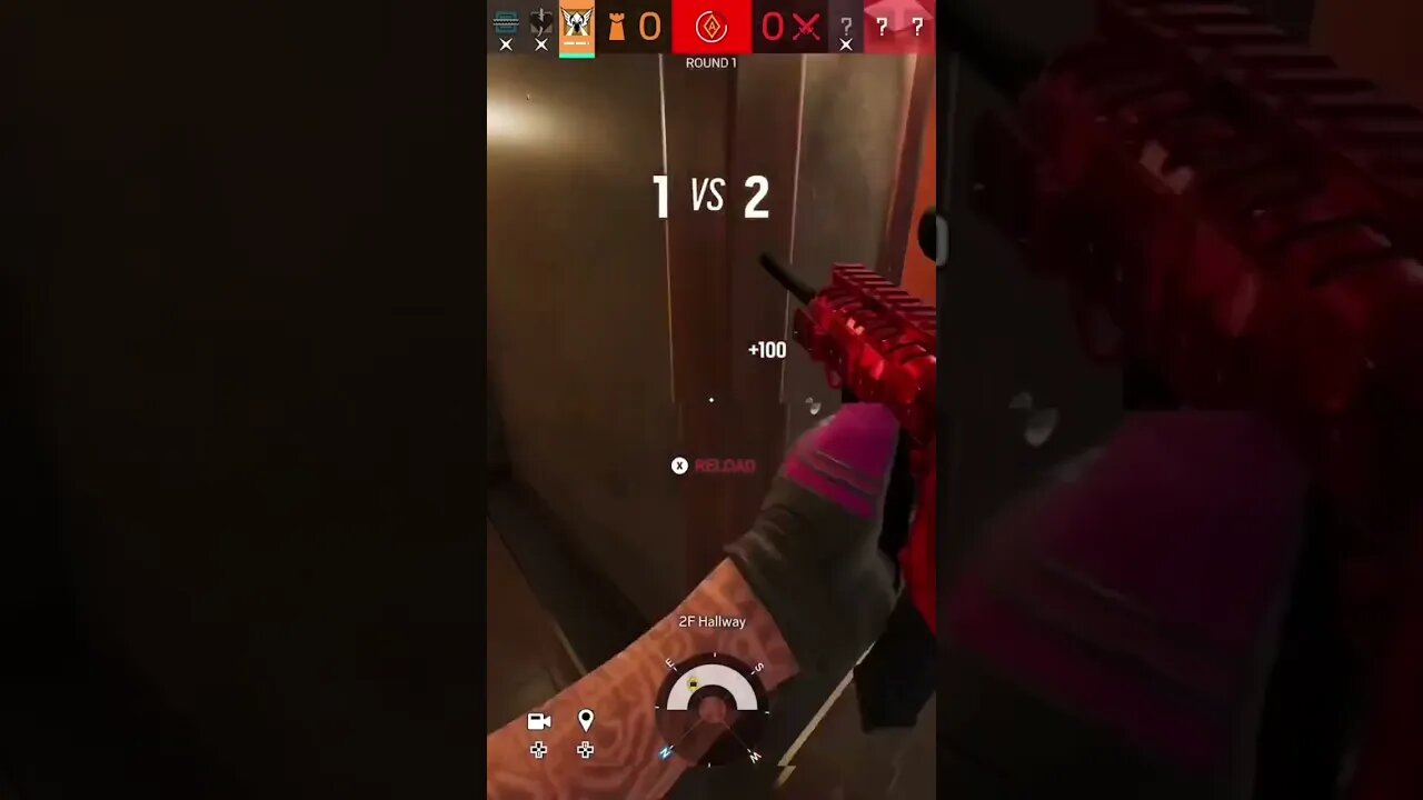 1v4 #shorts #r6 #rainbowsixsiege #r6s